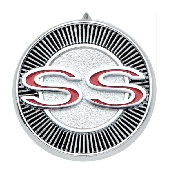 Door Panel Emblems for 1965 Chevrolet Impala SS - Pair