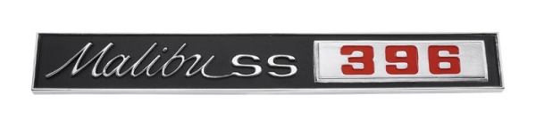 Heck-Emblem für 1965 Chevrolet Chevelle Malibu - Malibu SS 396