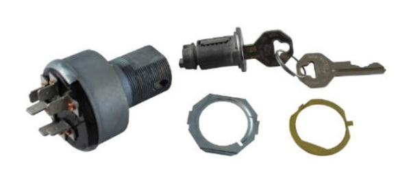 Ignition Switch with Cylinder for 1966-67 Pontiac GTO - 6 Terminals