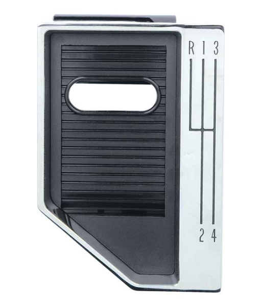 Schaltkulisse der Mittelkonsole für 1966-67 Chevrolet Chevy ll/Nova mit 4-Gang Schalt-Getriebe