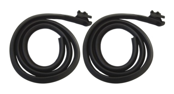 Rear Door Weatherstrip for 1966-67 Buick Skylark 4-Door Hardtop - Pair
