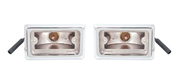 Back-Up Lamp Housings for 1966-67 Dodge Charger - Pair