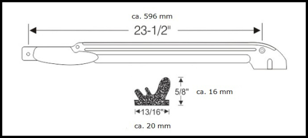 Windshield Pillar Post Weatherstrip for 1966-68 Pontiac Catalina Convertible - Pair