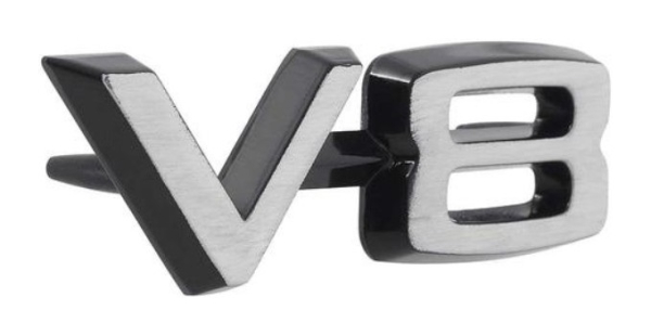 Kotflügel-Embleme für 1966-70 Dodge Dart - V8 / Paar