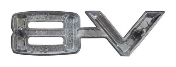 Kotflügel-Embleme für 1966-70 Dodge Dart - V8 / Paar