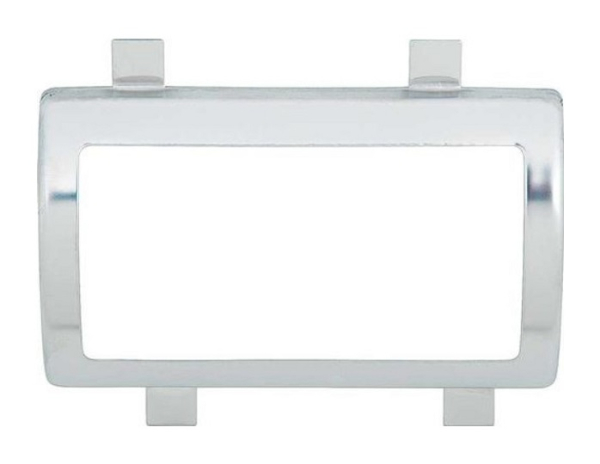 Brake and Clutch Pedal Pad Bezel for 1966-70 Plymouth A/B-Body Models with Manual Transmission - Pair
