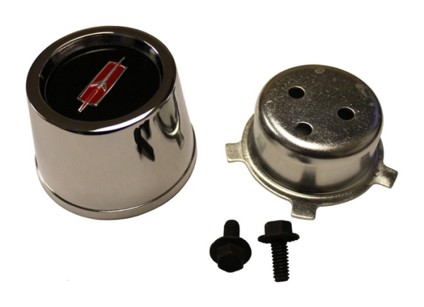 Wheel Center Cap Set for 1966-72 Oldsmobile Cutlass and 442 with SS1 Wheels - Set of 4
