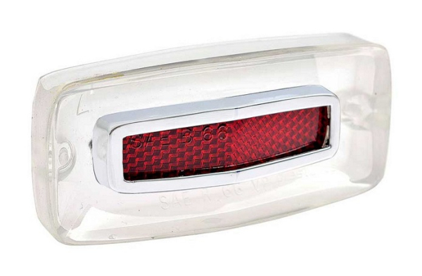 Rückfahrleuchten-Gläser mit Reflektoren für 1966 Plymouth Barracuda - Paar