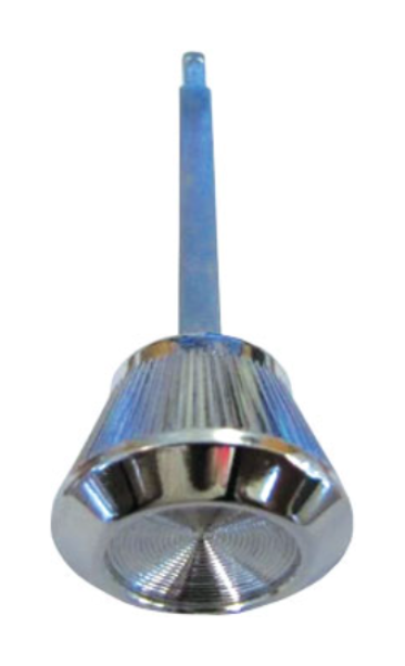 Headlight Switch Knob with Shaft for 1966 Pontiac Tempest - Diecast / Chromed