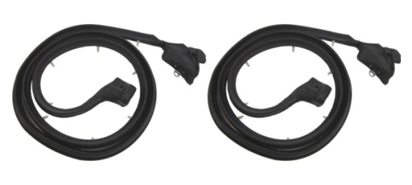 Rear Door Weatherstrips for 1967-68 Pontiac Catalina 4 Door Hardtop