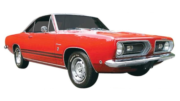 Streifen-Set für 1967-68 Plymouth Barracuda - Seiten-Streifen unten