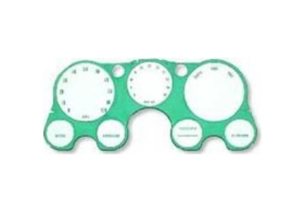 Dash Cluster Instrument Lens for 1967-72 Chevrolet Pickup with Gauges/with Tachometer/without Vacuum Gauge