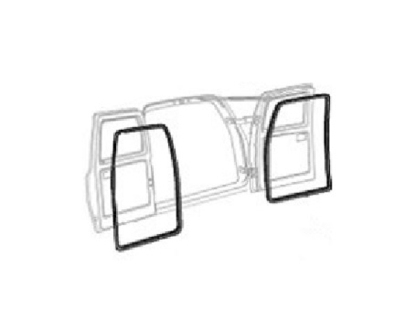 Rear Cargo door Weatherstrips for 1967-72 Chevrolet/GMC Suburban - left and right cargo door