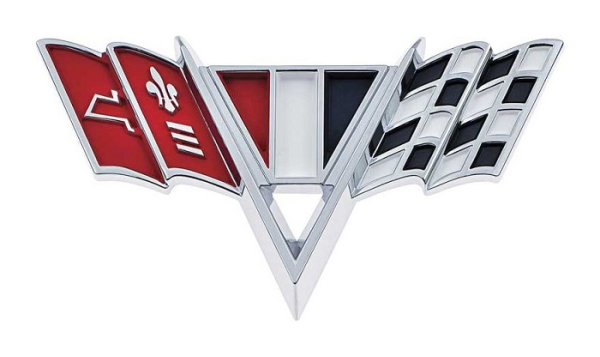 Fender Emblems for 1967 Chevrolet Camaro - V-Flags / Pair