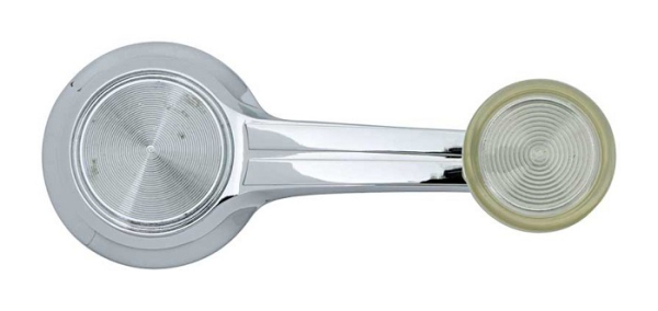 Window Crank Handle for 1967 Chevrolet Full-Size Models - Clear Knob