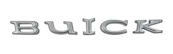 Hauben-Emblem für 1967 Buick Skylark - Buchstaben "BUICK"