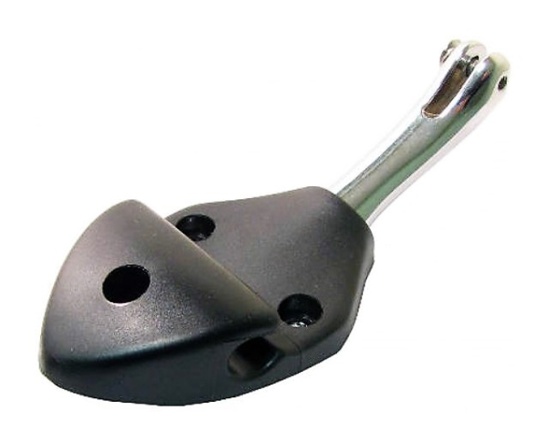 Inside Rear View Mirror Bracket for 1967 Pontiac Tempest Coupe - Black/Chrome