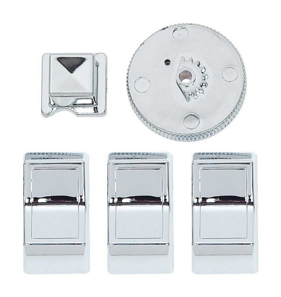 Dash Knob Set for 1968-69 Dodge Coronet - 5-Piece