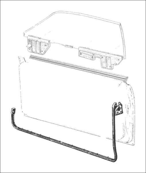 Door Seals for 1968-69 Ford Fairlane 2 Door Hardtop / Convertible / Ranchero - Pair