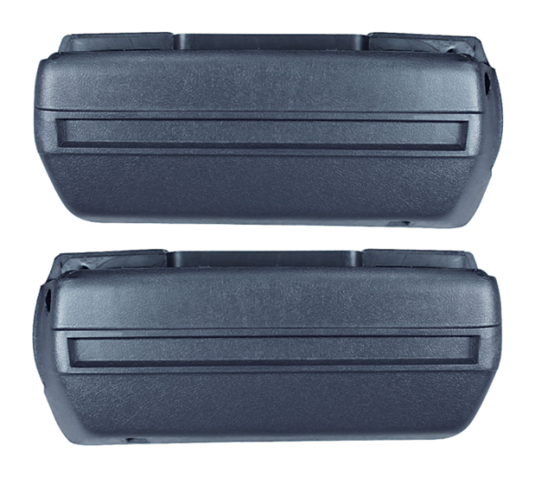 Front Armrest Bases for 1968-70 Pontiac Catalina - Dark Blue / Pair