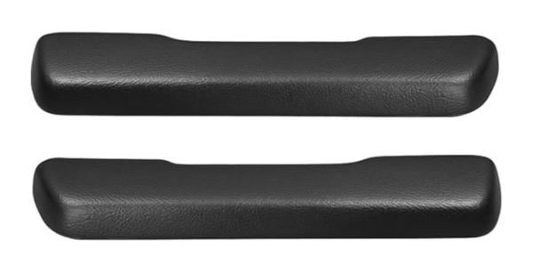 Front Armrest Pads for 1968-70 Pontiac Catalina - Black / Pair