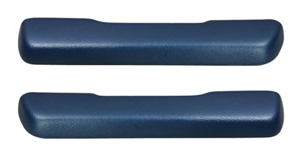 Front Armrest Pads for 1968-70 Pontiac Catalina - Dark Blue / Pair