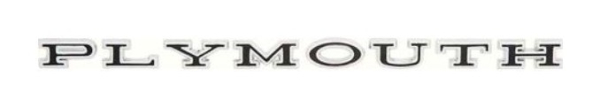 Hood Letter Set for 1968-70 Plymouth Satellite - PLYMOUTH