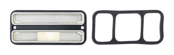 Seiten-Markierungsleuchten für 1968-72 Chevrolet Pickup - Deluxe / Weiß / Paar
