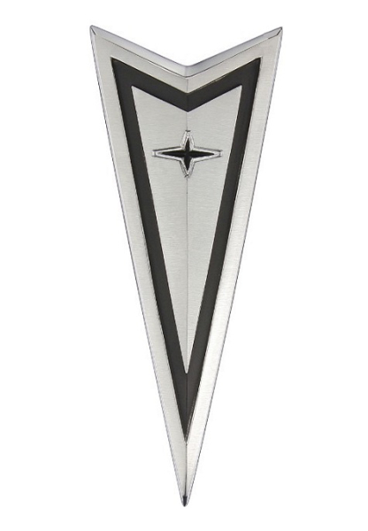 Front Emblem for 1968 Pontiac GTO with Endura Bumper - Arrowhead