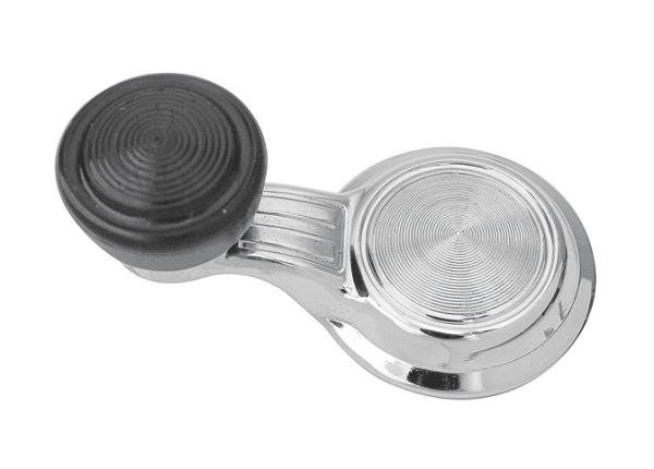 Ausstellfensterkurbel der vorderen Türen für 1968 Pontiac Bonneville - Schwarzer Knopf