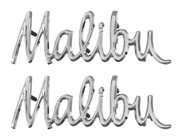 Kotflügel-Embleme für 1968 Chevrolet Chevelle Malibu - Malibu / Paar
