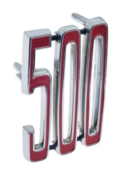 Grill Emblem for 1968 Dodge Coronet 500 - 500