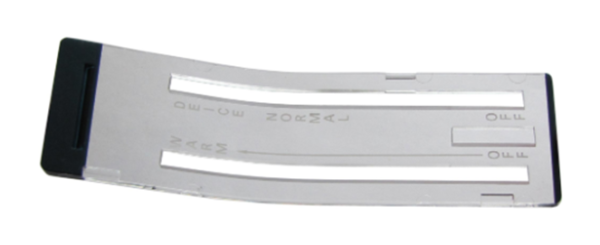 Heater Control Lens for 1968 Pontiac GTO without Air Condition