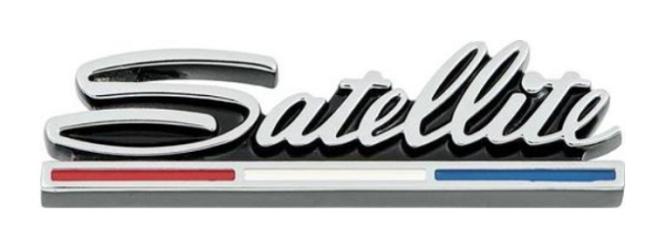 Rear Panel Emblem for 1968 Plymouth Satellite - Satellite Flag