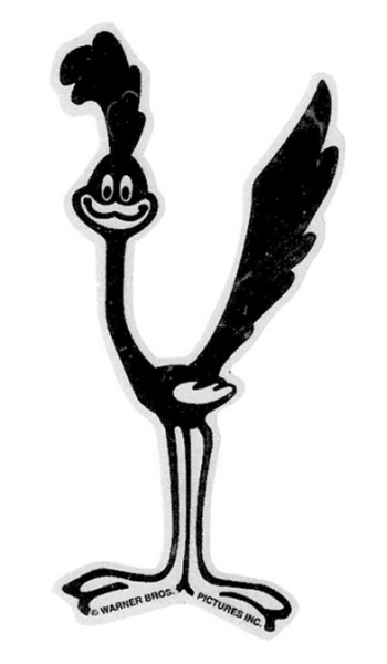 "Standing Road Runner" Decal for 1968 Plymouth Road Runner