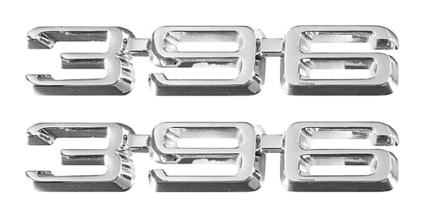 Kotflügel-Embleme für 1969-70 Chevrolet Chevelle 396 - Paar