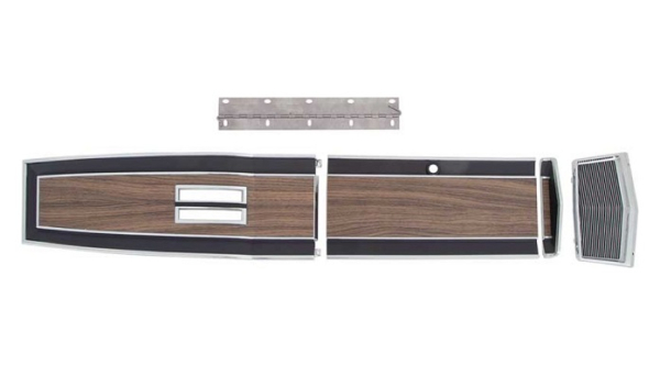 Woodgrain Console Trim Set for 1969-70 Dodge B-Body Models with Automatic Transmission - 5-Piece