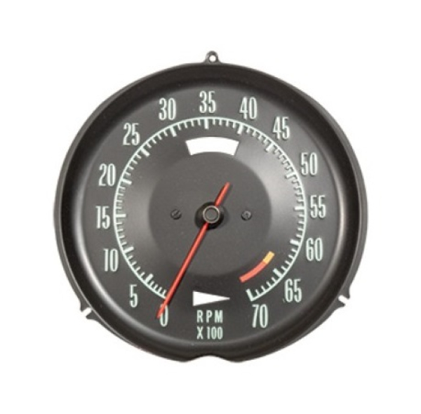 Tachometer for 1969-71 Chevrolet Corvette - 6500 RPM Red Line