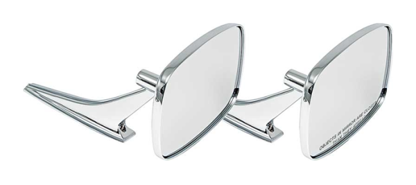 Outer Door Mirrors for 1969-72 Chevrolet Chevy ll/Nova - "Clear Shot" / Pair