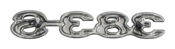 Fender Emblems for 1969 Plymouth Barracuda - 383-S / Pair