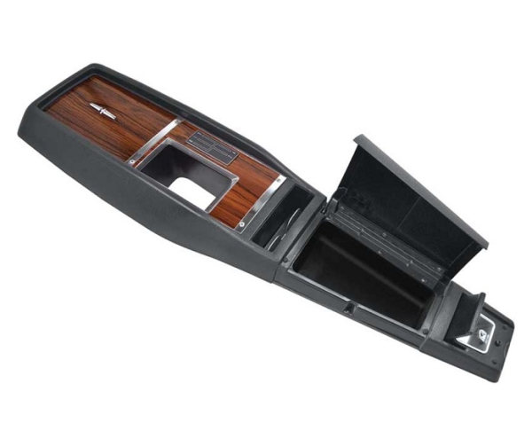 Mittelkonsole für 1969 Chevrolet Camaro mit 4-Gang Schalt-Getriebe - Cherrywood Woodgrain