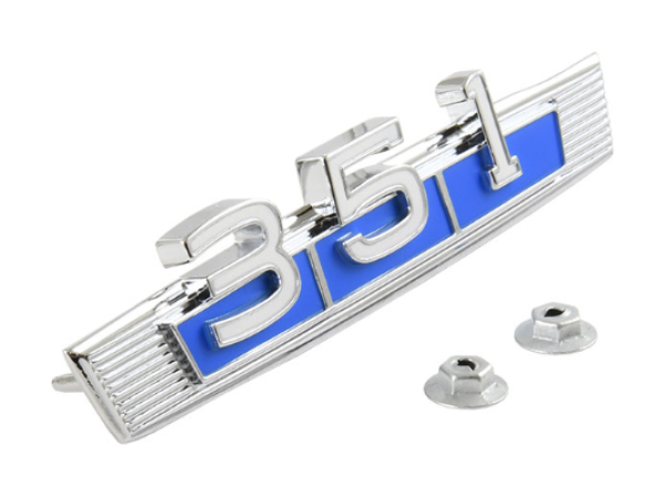 Fender Emblems for 1969 Ford Fairlane - "351" / Pair