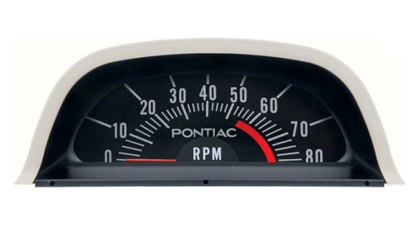 Hauben-Drehzahlmesser für 1969 Pontiac Firebird 8-Zylinder Modelle - 5500 RPM