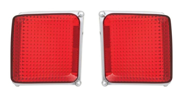 Tail Lamp Lenses for 1969 Plymouth Road Runner - Pair