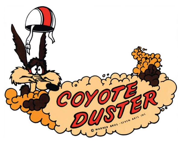 Air Cleaner Decal for 1969 Plymouth Road Runner - COYOTE DUSTER