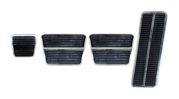 Pedalgummi-Set -B- für 1970-71 Pontiac Firebird mit Schalt-Getriebe und Trommelbremsen
