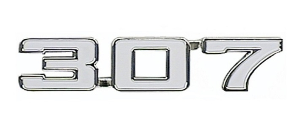 Kotflügel-Embleme für 1970-74 Chevrolet Nova 307 - 307-Embleme