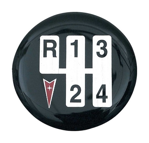 Shift Button Emblem for 1970-81 Pontiac Firebird with 4-Speed Manual Transmission