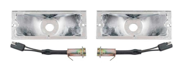 Park/Turn Light Housings for 1970 Plymouth Barracuda - Pair
