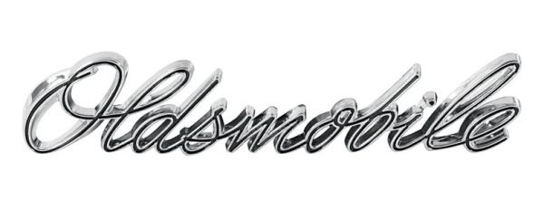 Grille Emblem for 1970 Oldsmobile Cutlass Supreme - Script "Oldsmobile"